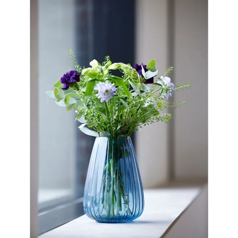 Bitz Kusintha vase blå 22 cm