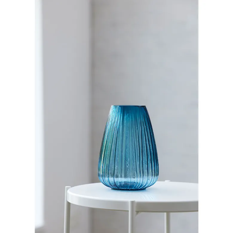 Bitz Kusintha vase blå 22 cm