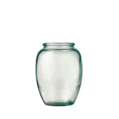 Bitz Kusintha vase grøn genbrugsglas 13 cm