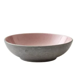 Bitz pastaskål lyserød/grå 20 cm