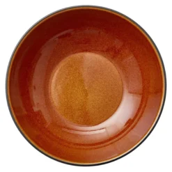 Bitz pastaskål sort/amber 20 cm