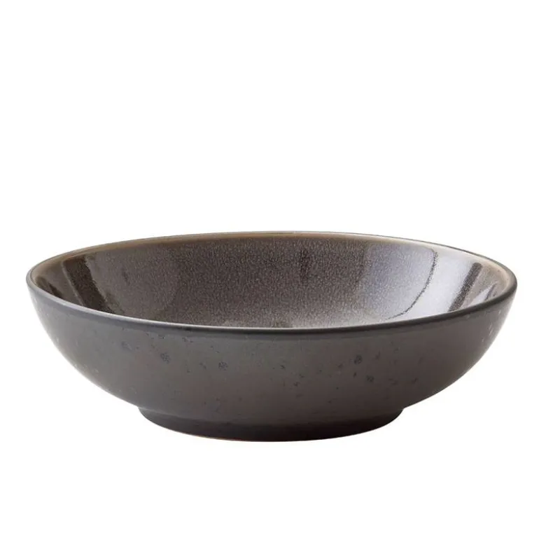 Bitz pastatallerken sort/grå 20 cm