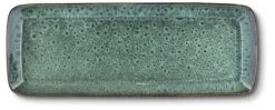 Bitz serveringsfad stentøj grøn 38x14 cm