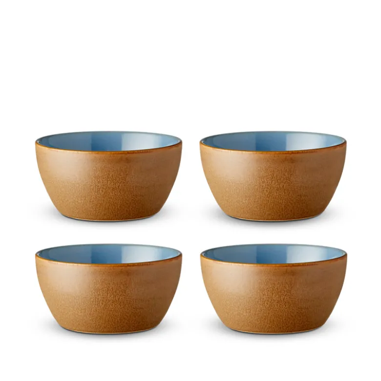 Bitz Skålesæt Wood/Ocean 4 Stk. 12 cm