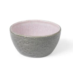 Bitz skål lyserød/grå 12 cm