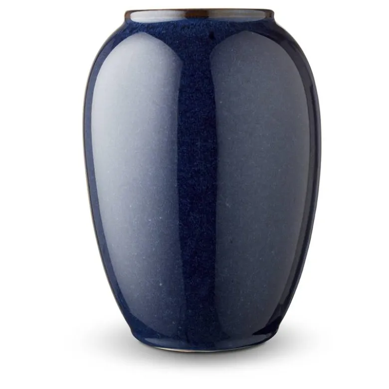 Bitz vase stentøj blå 20 cm