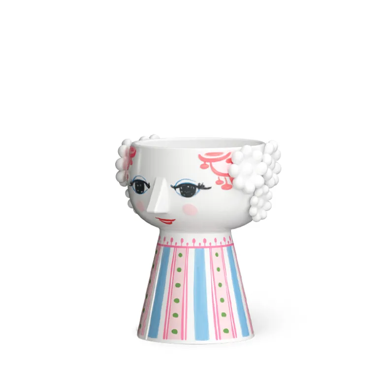Bjørn Wiinblad Eva lysestage pink 9,5 cm