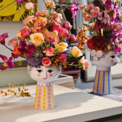Bjørn Wiinblad Eva vase lavendel 15 cm