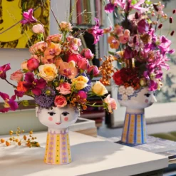 Bjørn Wiinblad Eva vase lavendel 15 cm