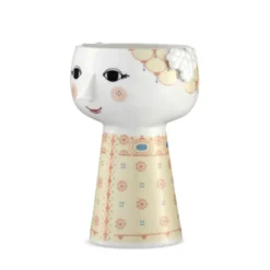 Bjørn Wiinblad Eva vase soft yellow 15 cm