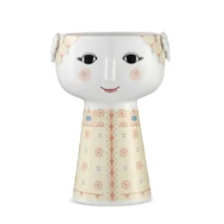 Bjørn Wiinblad Eva vase soft yellow 15 cm