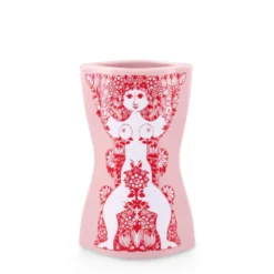 Bjørn Wiinblad Nina vase pink H 16,5 cm
