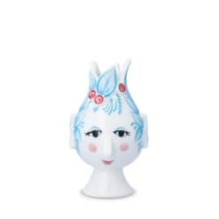 Bjørn Wiinblad Titania lysestage lyseblå H 11,5 cm