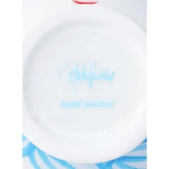 Bjørn Wiinblad Titania lysestage lyseblå H 11,5 cm