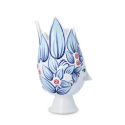 Bjørn Wiinblad Titania vase blå H 25 cm