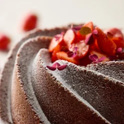 Blomsterberg bundt kageform rosa 24x9 cm