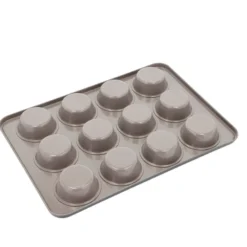 Blomsterbergs muffinform latte stål til 12 stk.