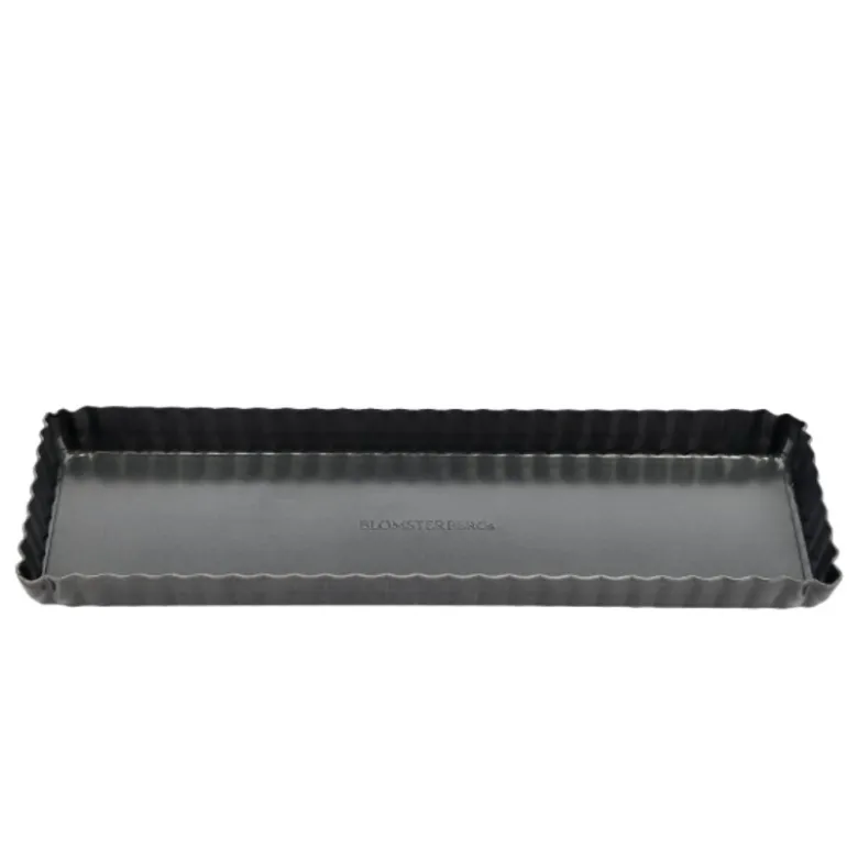 Blomsterbergs rektangulær tærteform dark grey 35x11 cm non-stick