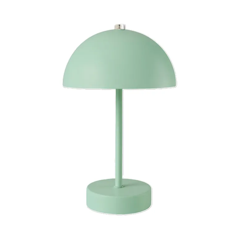 Bordlampe grøn opladeligt med touch H 25,5 cm
