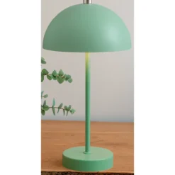 Bordlampe grøn opladeligt med touch H 35 cm