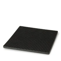Bordskåner silikone sort 17x17 cm