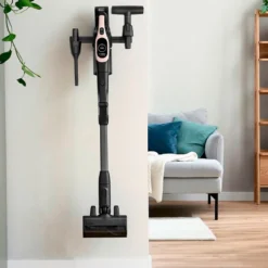 Bosch BBS1041RBA Unlimited genopladelig stangstøvsuger pudderose