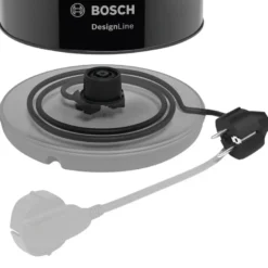 Bosch Designline TWK3P423 elkedel sort 1,7 liter