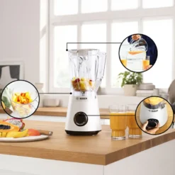 Bosch MMB6141W VitaPower serie 4 blender hvid 1,5 liter 1200 watt