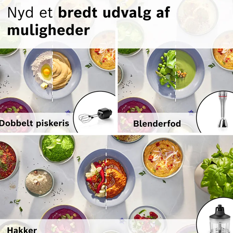 Bosch MSM8M934 serie 8 ErgoMaster stavblender stål 1500 watt