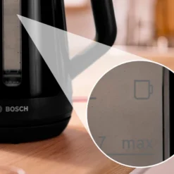 Bosch MyMoment TWK1M123 elkedel sort 1,7 liter