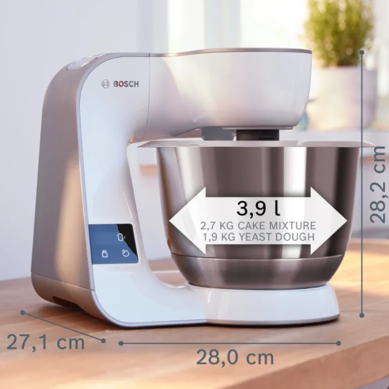 Bosch Series 4 MUM5XW00 køkkenmaskine hvid 1000 watt