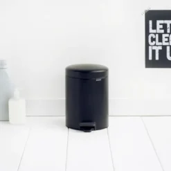 Brabantia Newlcon pedalspand sort 5 liter