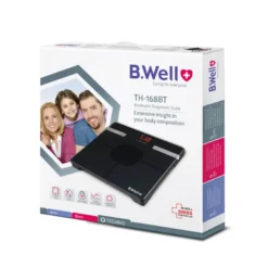 B.Well TH168 bluetooth badevægt med kropsanalyse max 180 kg