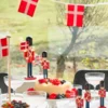 Celebrate garder H75 cm rød/sort træ