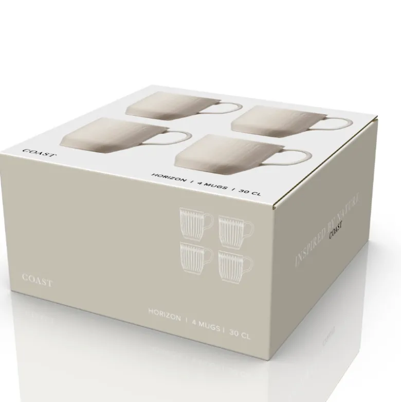 Coast Horizon krus hvid 30 cl 4 stk.