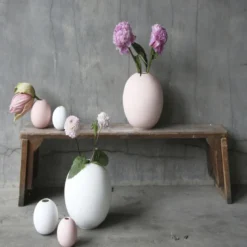 COOEE Ball vase hvid 20 cm