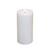 Cozzy LED bloklys Ø 10 x H 15 cm hvid
