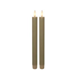 Cozzy LED stagelys sand 22,5 cm 2 stk.