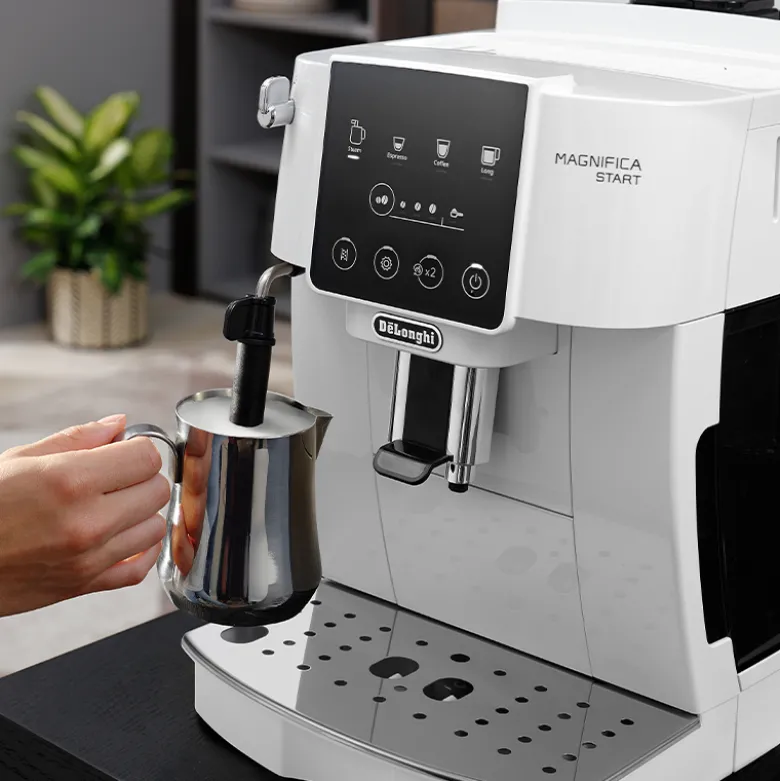 DeLonghi Magnifica Start ECAM220.20W espressomaskine hvid 1450 watt