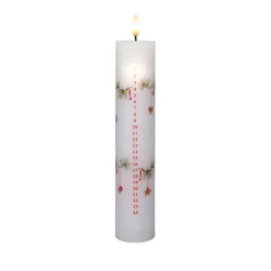 Det Gamle Apotek LED kalenderlys med dato H 24,5 cm