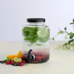 Dispenser med tappehane klar 4 liter