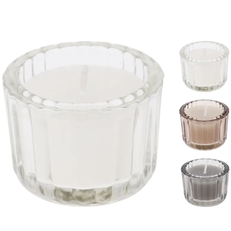 Duftlys i fyrfardstage Ø 5,5 cm assorteret