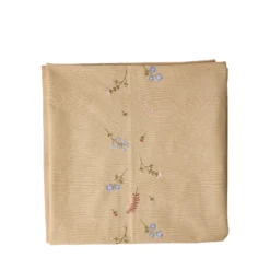 Dug flora broderi sand 140x320 cm