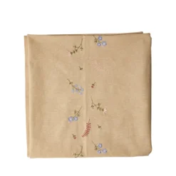 Dug flora broderi sand 140x270 cm