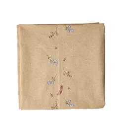 Dug flora broderi sand 140x220 cm