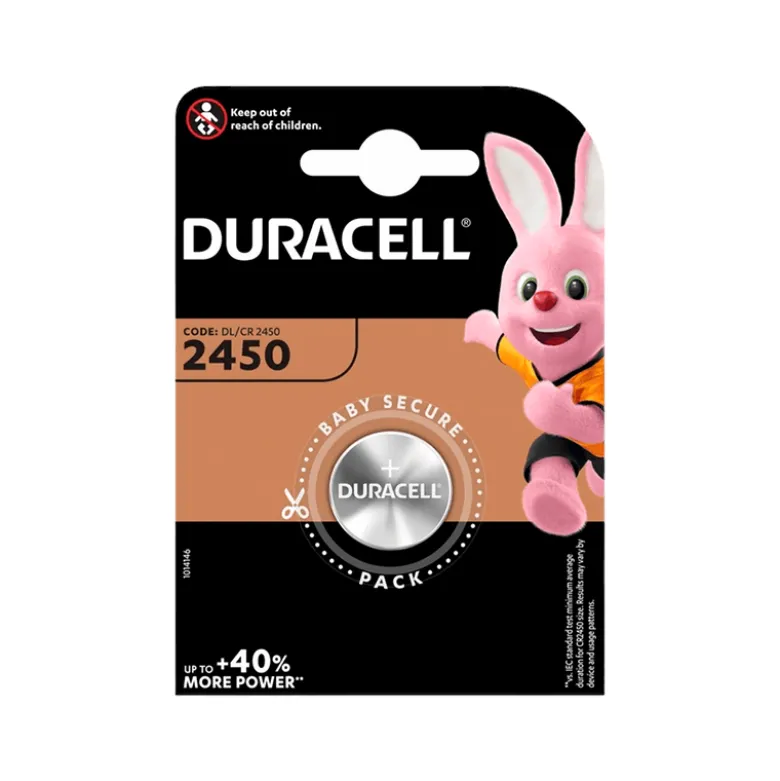 Duracell CR2450 lithium batteri 3 volt
