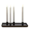 Enjoy Dekorfad med 4 magnetholdere sort 29x14 cm