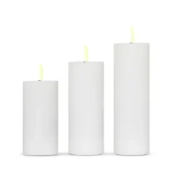 ENJOY LED bloklys 3-pak Ø 4,8 cm hvid