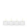 ENJOY LED fyrfadslys 4-pak voks Ø 3,9 x H 2,5 cm