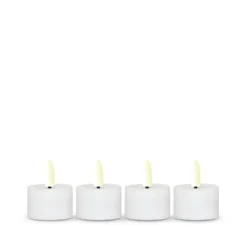 ENJOY LED fyrfadslys 4-pak voks Ø 3,9 x H 2,5 cm